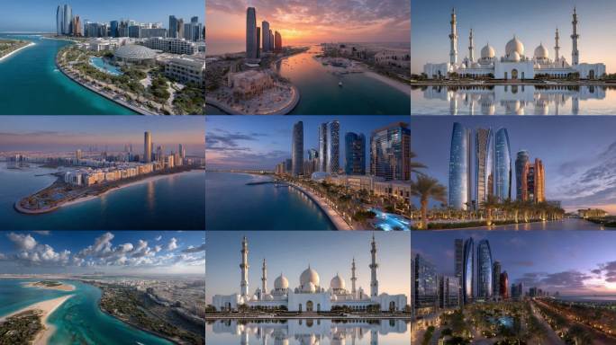 阿布扎比城市风光合集