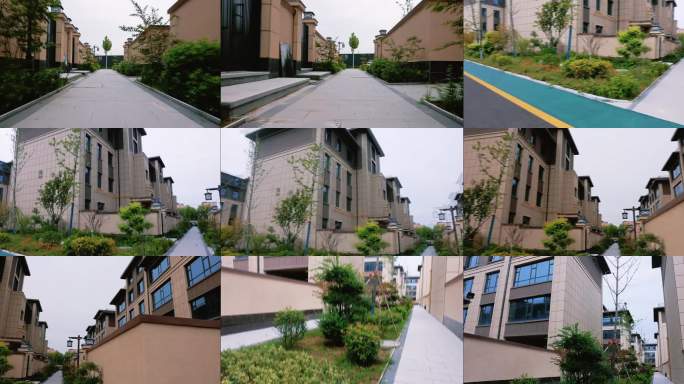 小区道路绿化景观