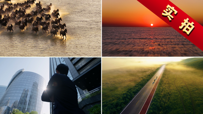 励志追梦拼搏奋斗远方征途梦想意境快剪片头