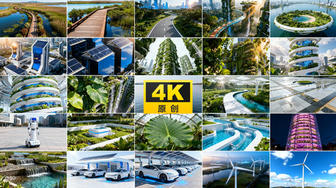 绿色城市生态城市智慧城市