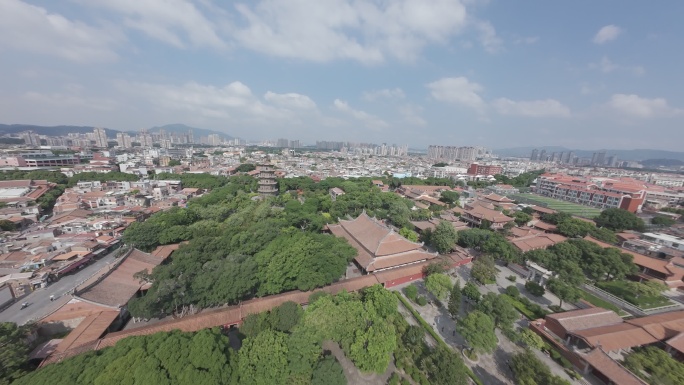 泉州开元寺钟楼西街地标 穿越机 宣传片