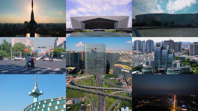 盐城盐城市延时建筑城市地标电视塔