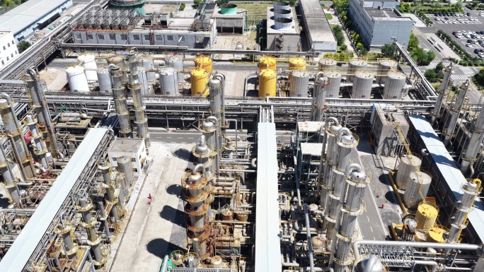 大型工业园区航拍全景