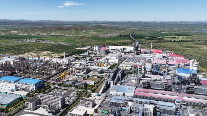 大型工业园区航拍全景
