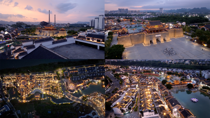 崇左太平古城蓝调时刻 4K