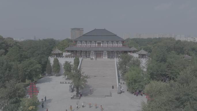 秦皇岛 求仙入海处 航拍 4k 古建筑