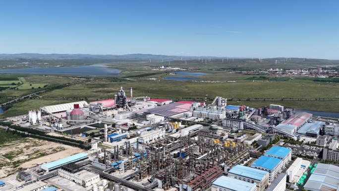 大型工业园区航拍全景