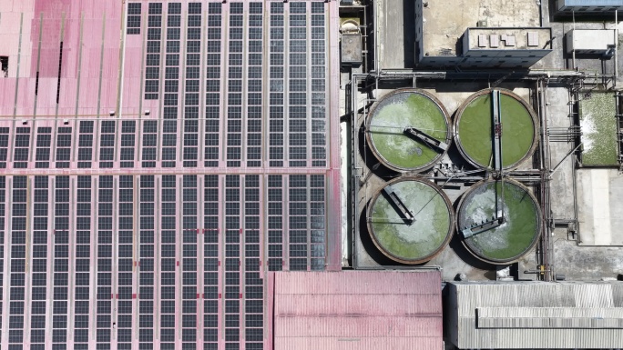 大型工业园区航拍全景