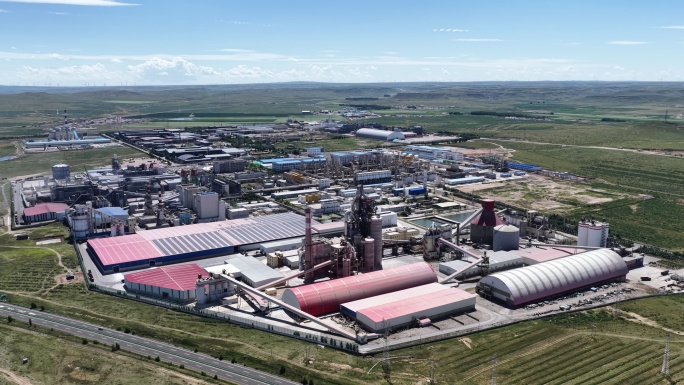 大型工业园区航拍全景