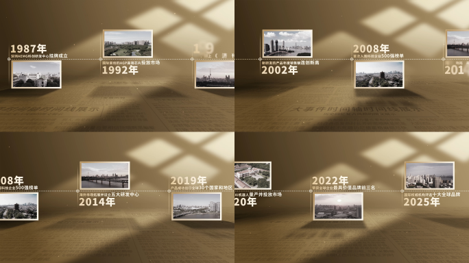 【无插件】复古时间轴