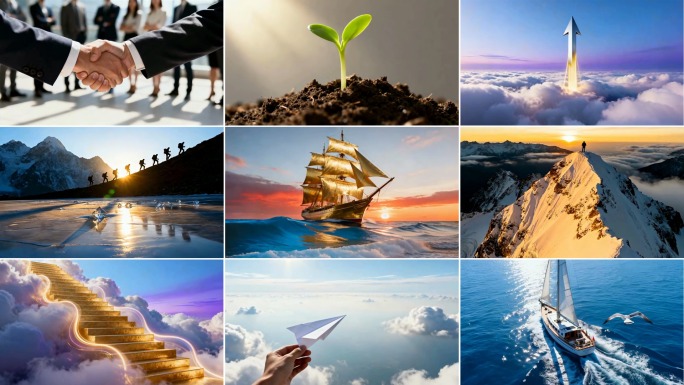 企业文化精神宣传常用视频素材