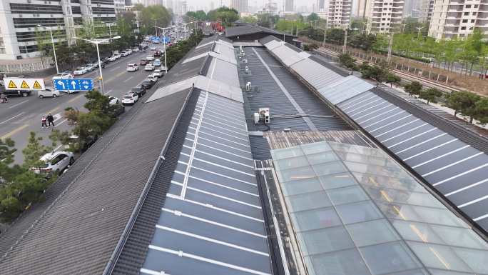 4k 秦皇小巷 航拍 秦皇岛