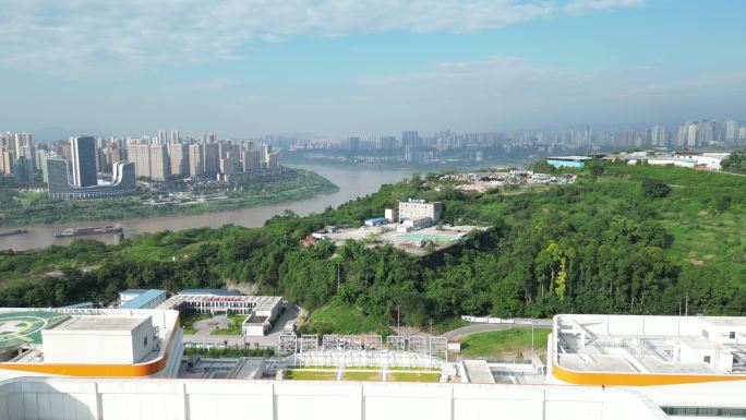 九龙坡区人民医院航拍4K