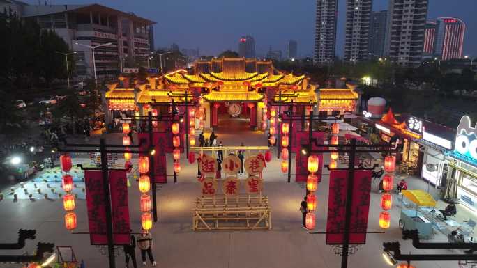 4k 秦皇小巷 航拍 秦皇岛