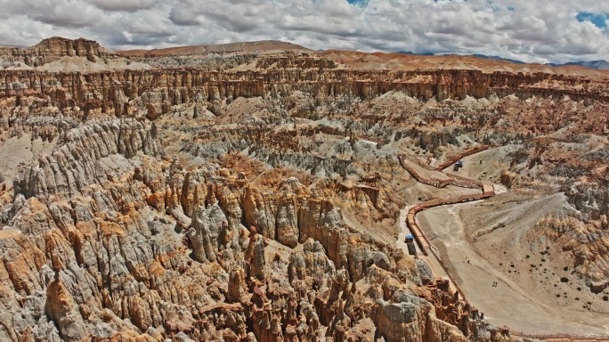 西藏阿里霞义沟土林