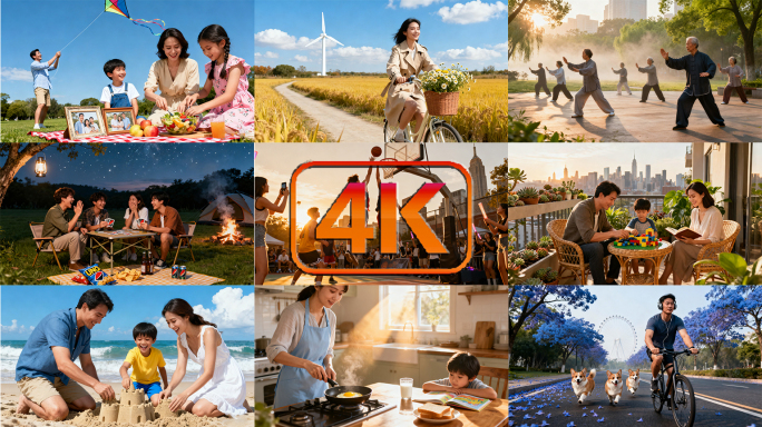 美好生活幸福生活家庭温馨幸福笑脸