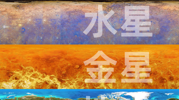 4K外球幕球体环绕360全景八大行星合集