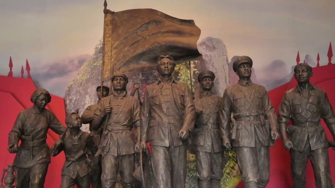 毛主席，秋收起义雕塑