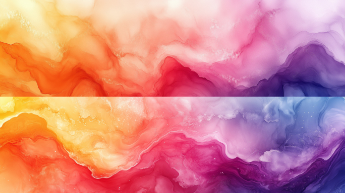 梦幻彩色流体渐变背景宽屏