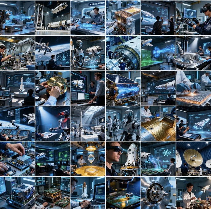 航天科技研发制造与太空探索