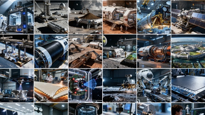 航天科技研发制造与太空探索