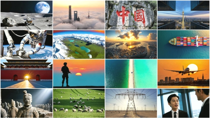 中国宣传片素材中国发展中国梦祖国新中国