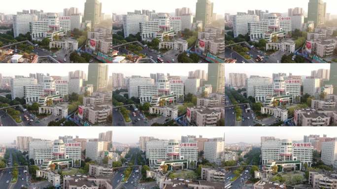 南方医院航拍全景