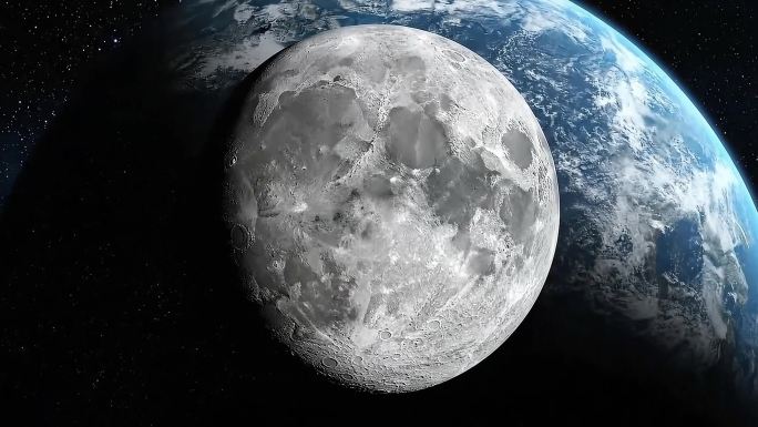 月球表面环形山