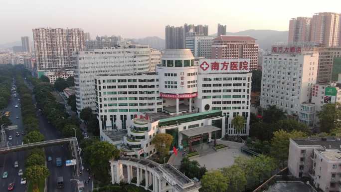 南方医院航拍全景