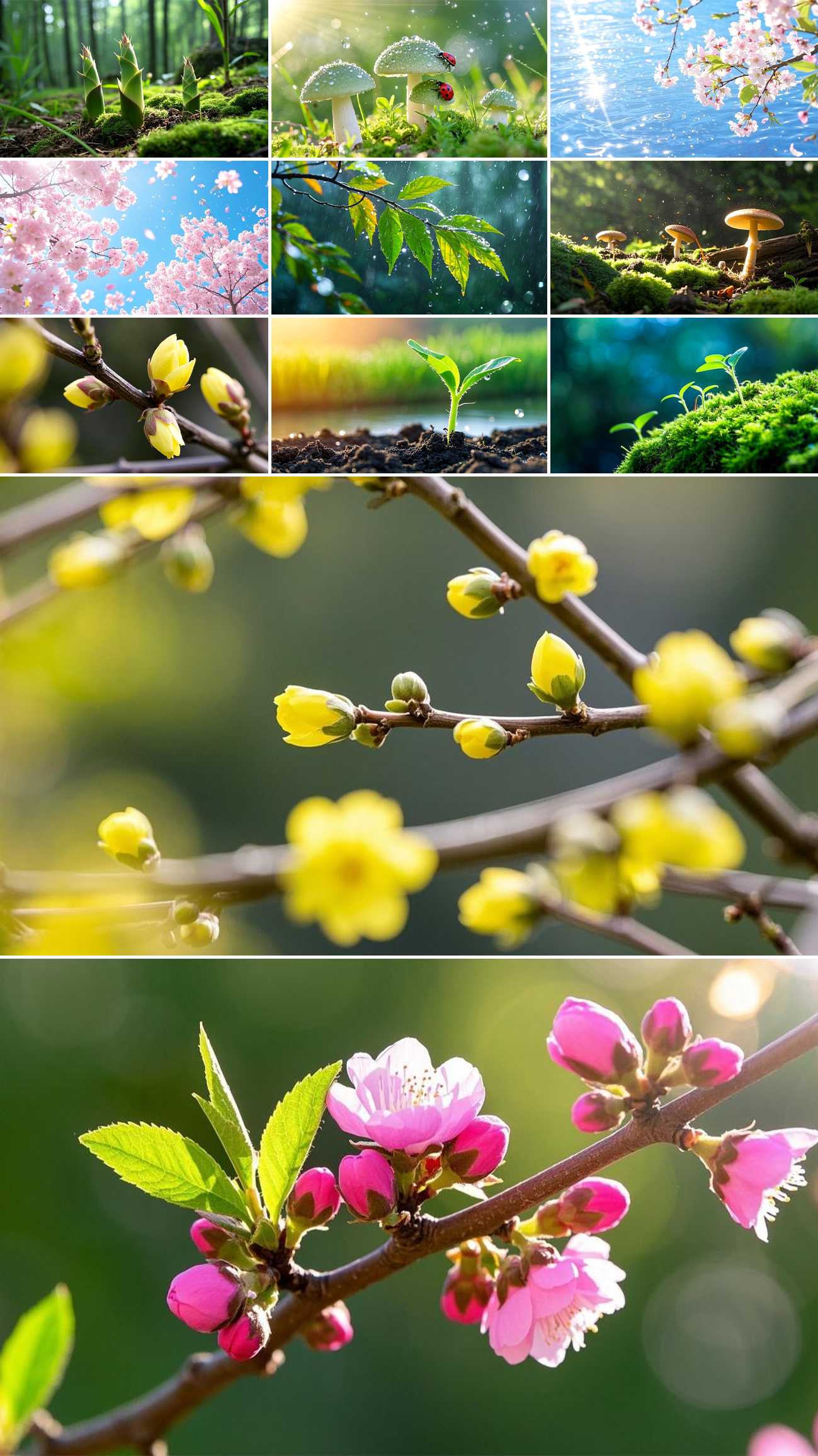 种子植物生长 发芽 万物复苏 延时生长