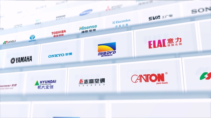 各类LOGO商标滚动展示