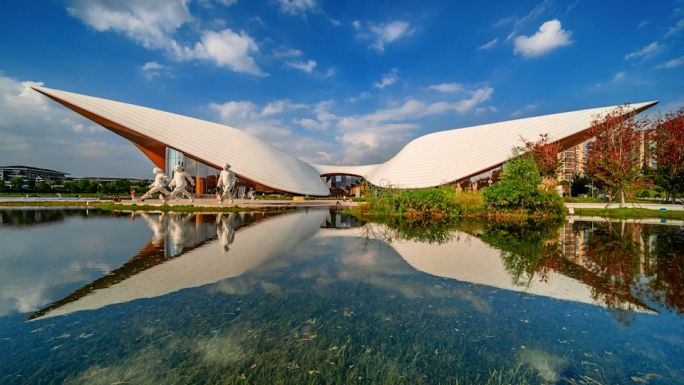 成都天府艺术公园延时4K
