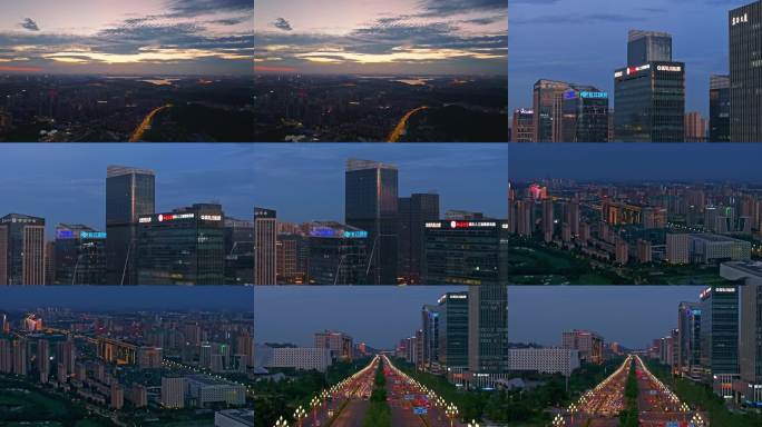 武汉光谷高新大道夜景