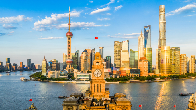 上海航拍延时宣传片 上海城市 上海地标