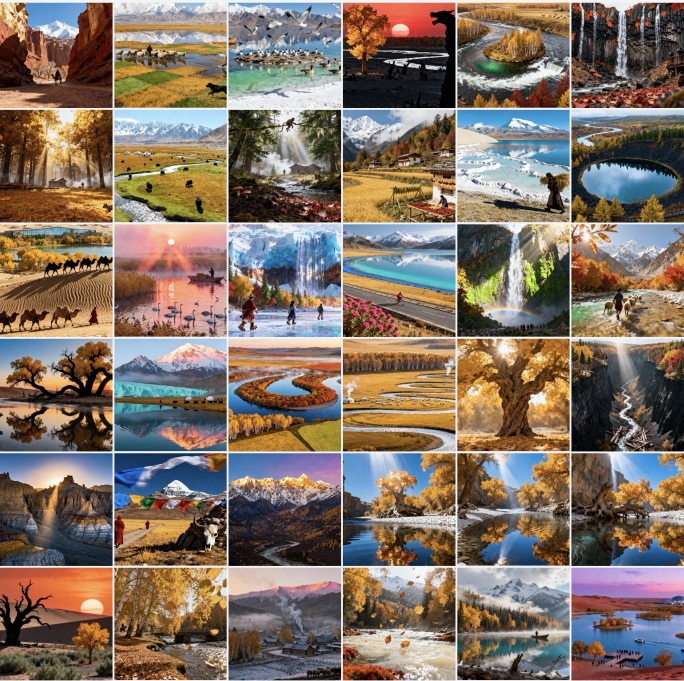 大美中国绝美秋天自然风光合集