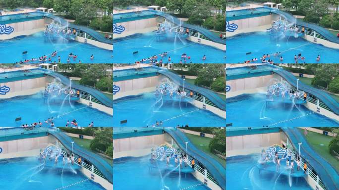 4k 秦皇岛 乐岛 航拍