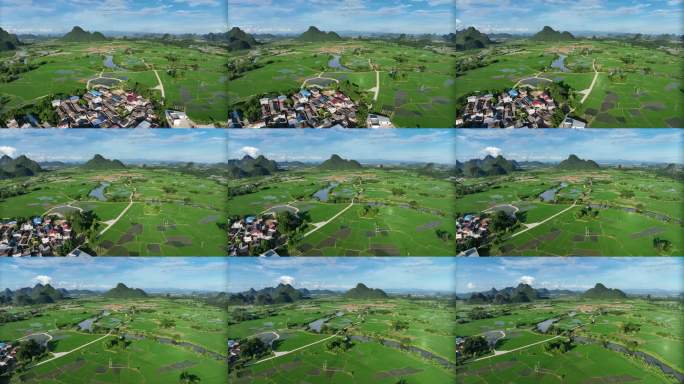 惠贤湿地公园，灵桂，桂林，广西，中国