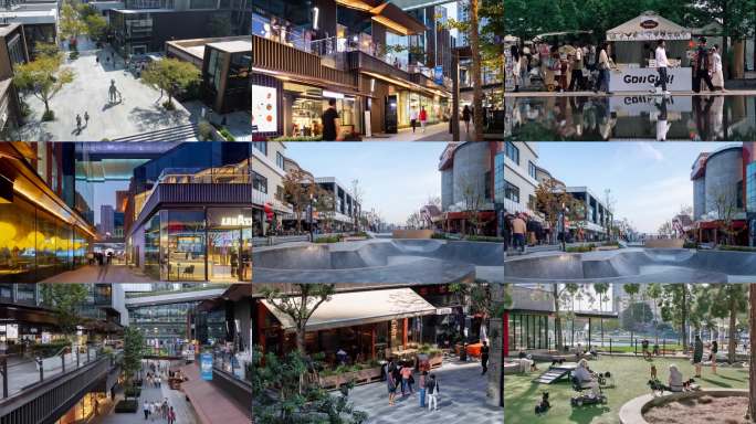 城市网红商业综合体 现代建筑