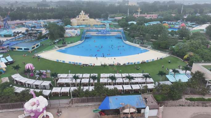 4k 秦皇岛 乐岛 航拍