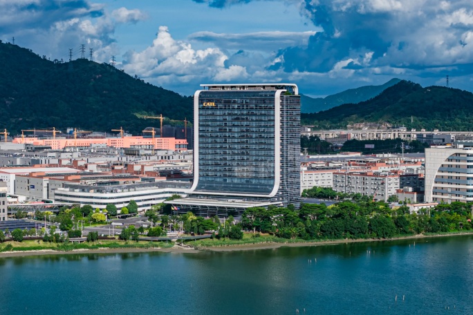 福建宁德时代总部延时摄影