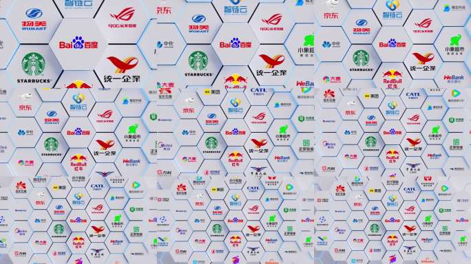 企业标志动态展示AE模版简单好替换