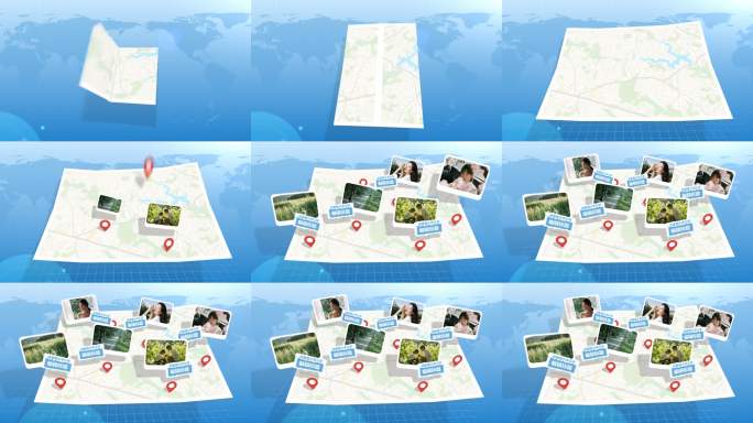 卡通MG地图展开动画文件夹