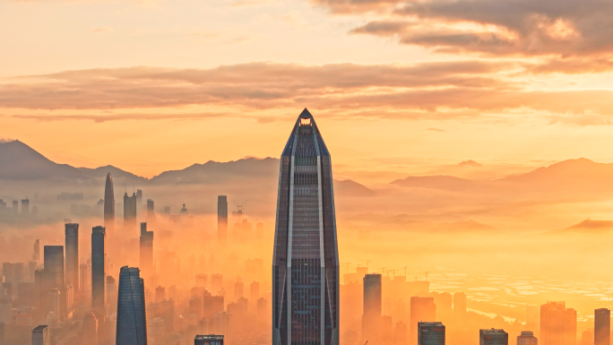 深圳城市航拍延时宣传片合集