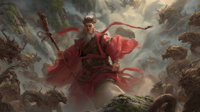 古风仙侠神话角色动画中国神话人物仙侠场景