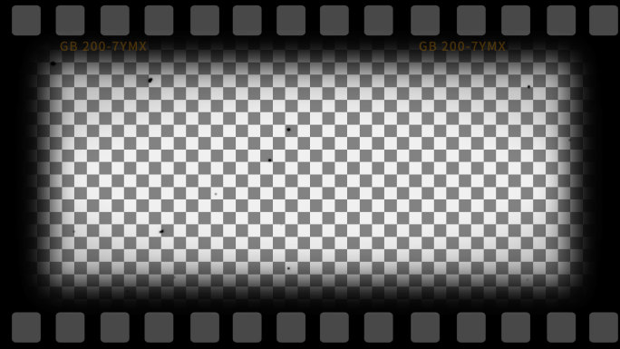 胶片老电影边框AE模板4-循环alpha