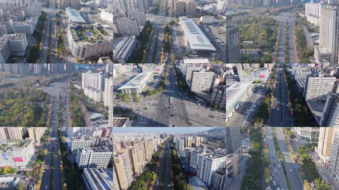 四川凉山彝族自治州西昌航天大道航拍合集