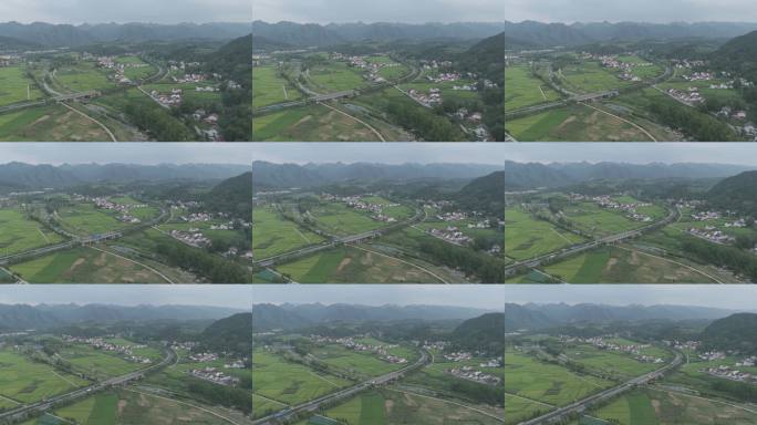 西汉高速上的乡村