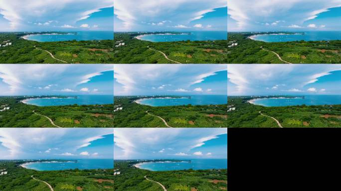 涠洲岛海岸线自然风光