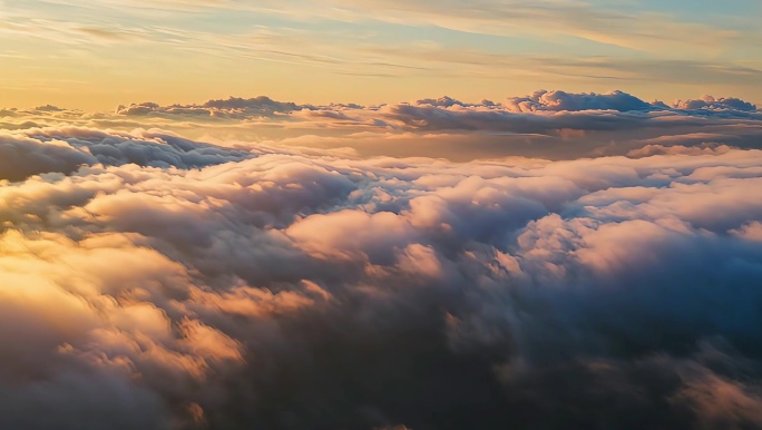 穿越云海 云层穿梭 穿云 云端8K航拍