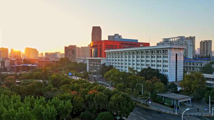 武汉铁路局机关大楼航拍极品画质